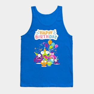 Happy Birthday Monster Tank Top